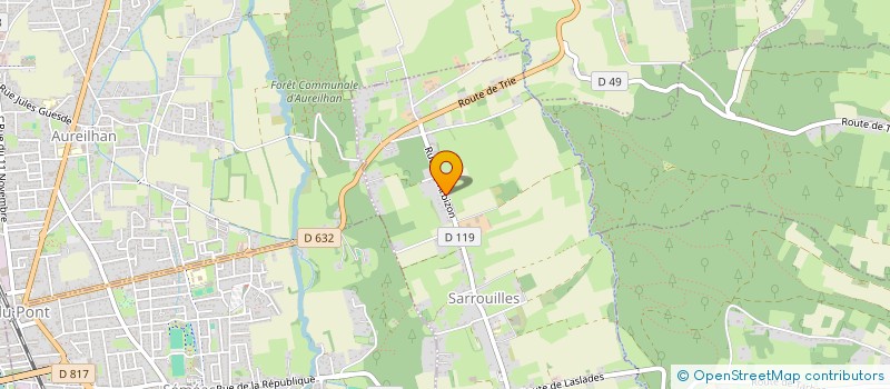 localisation de l'entreprise JORD'ART  SARROUILLES