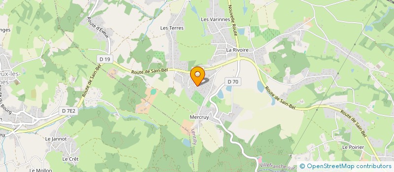 localisation de l'entreprise JORDAN  LENTILLY