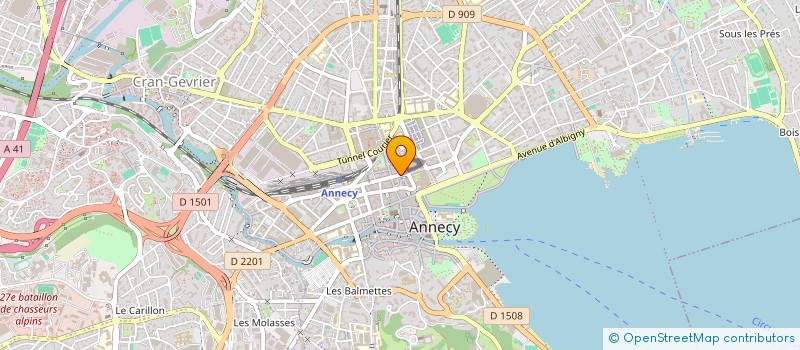 localisation de l'entreprise JORDAN  ANNECY