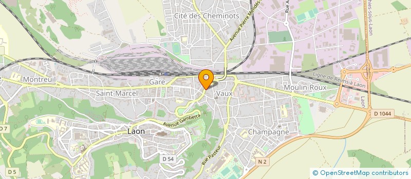 localisation de l'entreprise JORDAN BEAUFRERE à LAON