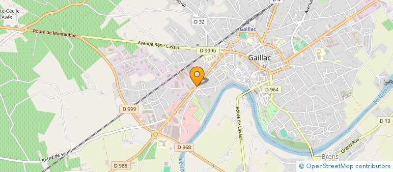 localisation de l'entreprise JORDAN ENTRE CIEL ET TERRE à GAILLAC