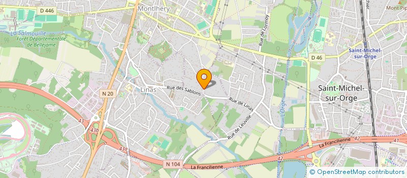 localisation de l'entreprise JORDAN L RENOVATION  MONTLHERY