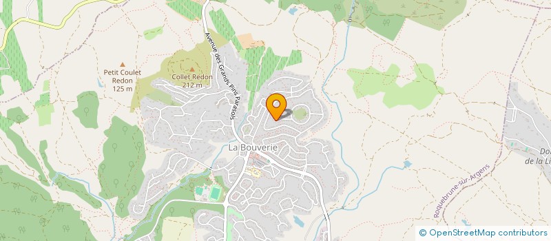 localisation de l'entreprise JORDAN LEDIEU AGENCEMENT à ROQUEBRUNE-SUR-ARGENS