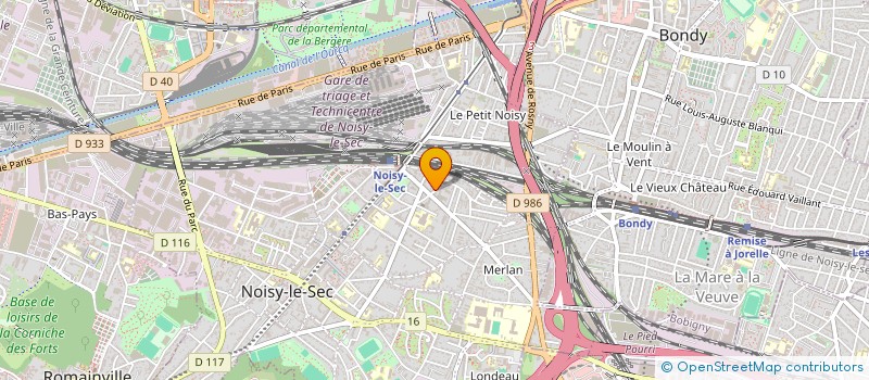 localisation de l'entreprise JORDAN TRANS à NOISY-LE-SEC