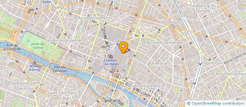 localisation de l'entreprise JORDANE à PARIS