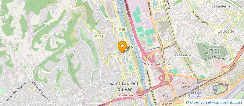 localisation de l'entreprise JORDAVCEPHI à SAINT LAURENT DU VAR