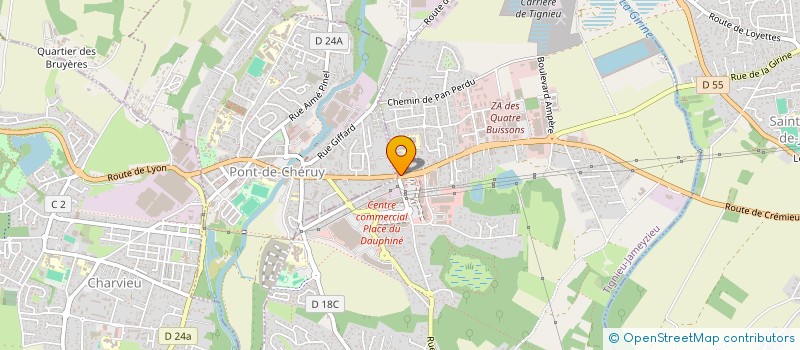 localisation de l'entreprise JORDIM ENERGIE  TIGNIEU-JAMEYZIEU