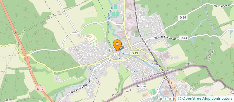 localisation de l'entreprise JORDINETTE à FECHE L'EGLISE