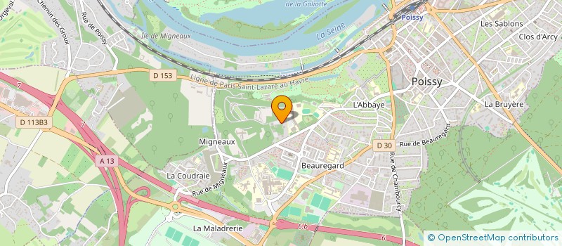 localisation de l'entreprise JORDY CAR  POISSY