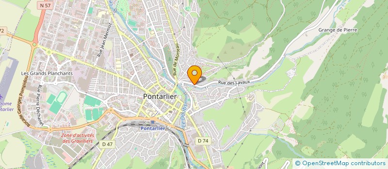 localisation de l'entreprise JORDY IMMO  PONTARLIER