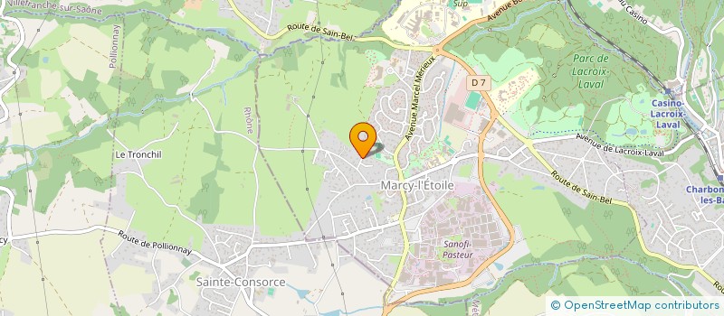 localisation de l'entreprise JORDYL  MARCY-L'ETOILE