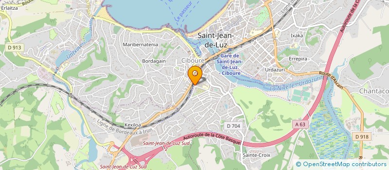 localisation de l'entreprise JORDYL à CIBOURE