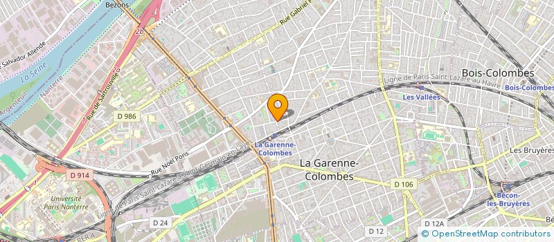 localisation de l'entreprise JORE à COLOMBES