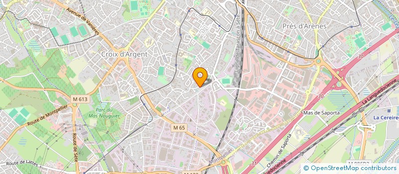 localisation de l'entreprise JORE à MONTPELLIER