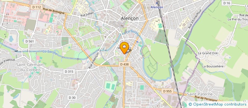 localisation de l'entreprise JORE CHARLES ET JORE BRIGITTE à ALENCON