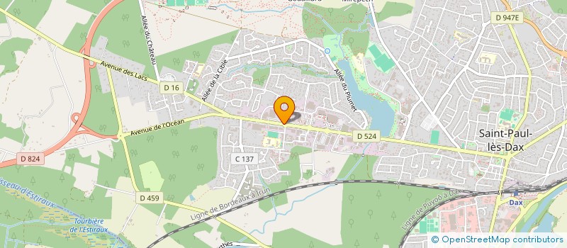 localisation de l'entreprise JOREA CUISINE  SAINT-PAUL-LES-DAX