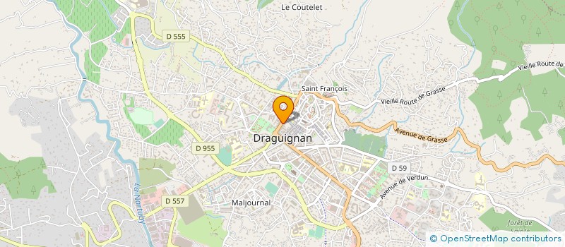 localisation de l'entreprise JOREAL à DRAGUIGNAN