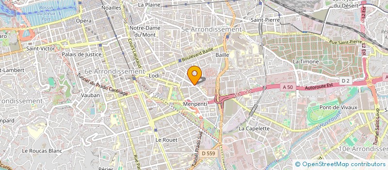 localisation de l'entreprise JOREL à MARSEILLE