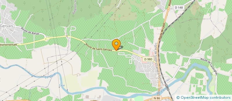 localisation de l'entreprise JOREN  BAGNOLS-SUR-CEZE