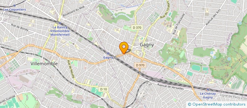 localisation de l'entreprise JORENO à GAGNY
