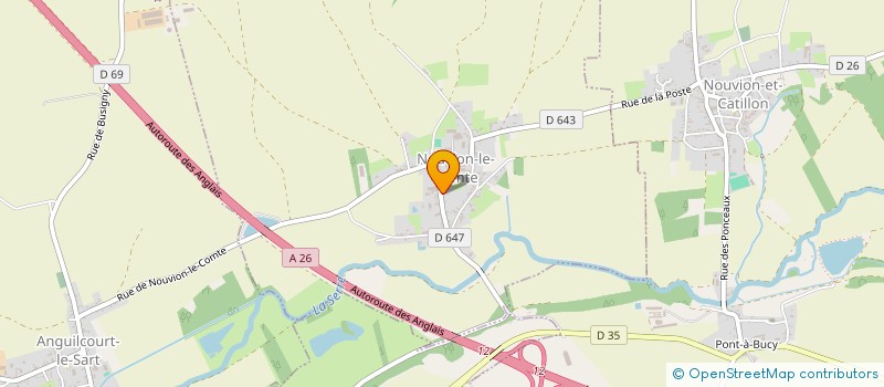 localisation de l'entreprise JORENOV  NOUVION-LE-COMTE