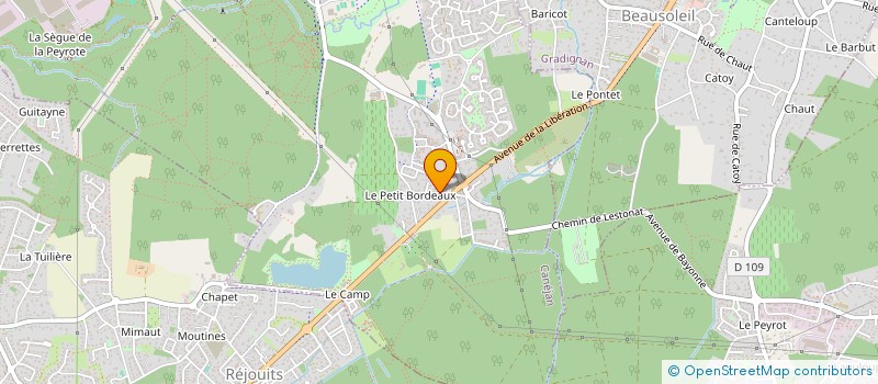 localisation de l'entreprise JORGANIZ  CANEJAN