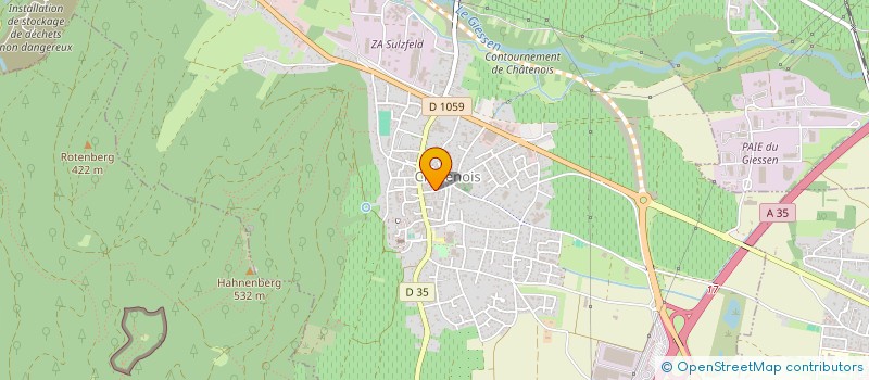 localisation de l'entreprise JORGE  CHATENOIS