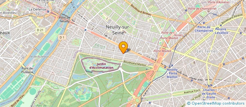 localisation de l'entreprise JORGE à NEUILLY-SUR-SEINE