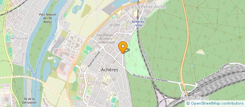 localisation de l'entreprise JORGE CONSTRUCTION  ACHERES