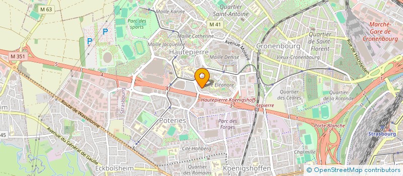 localisation de l'entreprise JORGEN DECOR à STRASBOURG