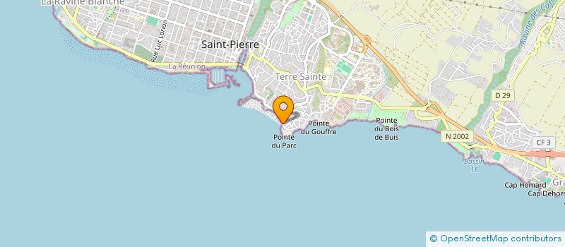 localisation de l'entreprise JORGIO LOCATIONS à SAINT-PIERRE