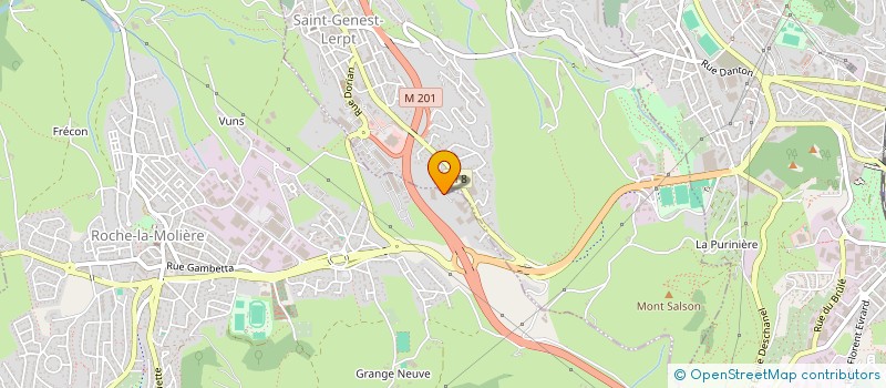 localisation de l'entreprise JORI THERMIE  SAINT-ETIENNE