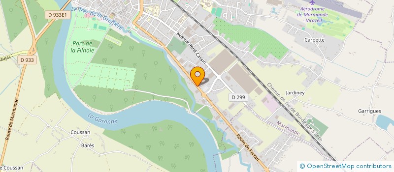 localisation de l'entreprise JORIANE à MARMANDE
