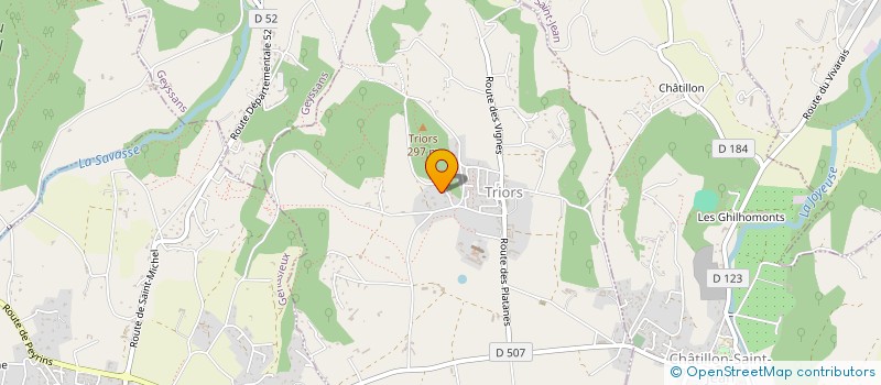 localisation de l'entreprise JORIC  TRIORS