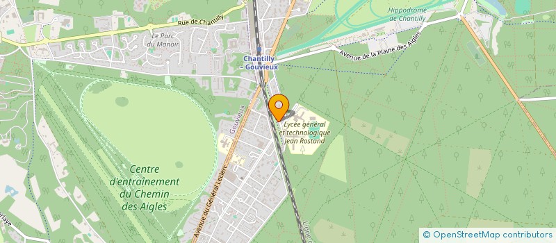 localisation de l'entreprise JORIHAM-ELEC  CHANTILLY