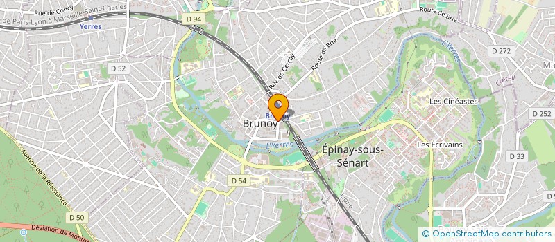 localisation de l'entreprise JORINA à BRUNOY