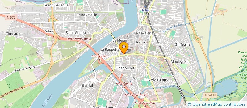 localisation de l'entreprise JORIS à ARLES