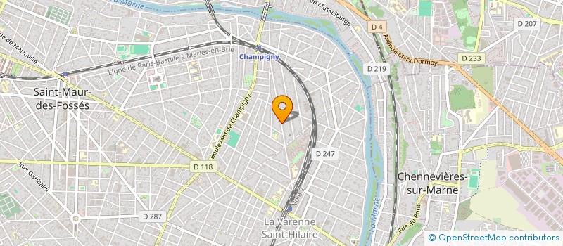 localisation de l'entreprise JORKA à SAINT-MAUR-DES-FOSSES