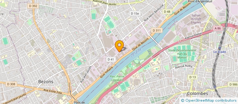 localisation de l'entreprise JORKYBALL D'ARGENTEUIL à ARGENTEUIL