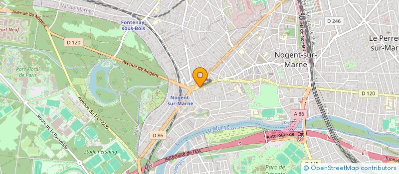 localisation de l'entreprise JORLAU  NOGENT-SUR-MARNE