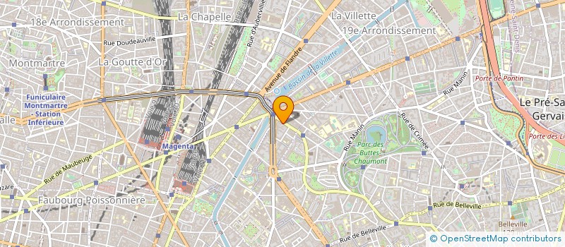 localisation de l'entreprise JORNAUDITION  PARIS