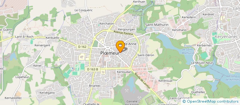 localisation de l'entreprise JOROK  PLOEMEUR