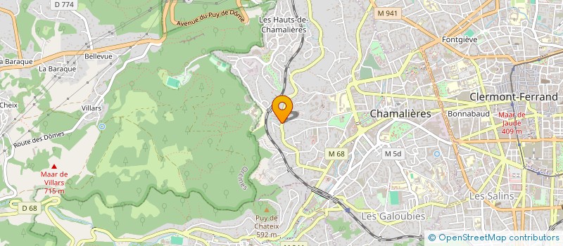 localisation de l'entreprise JOROMDI  CHAMALIERES