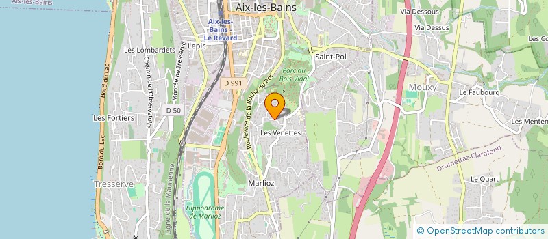localisation de l'entreprise JORONI SARL à AIX-LES-BAINS