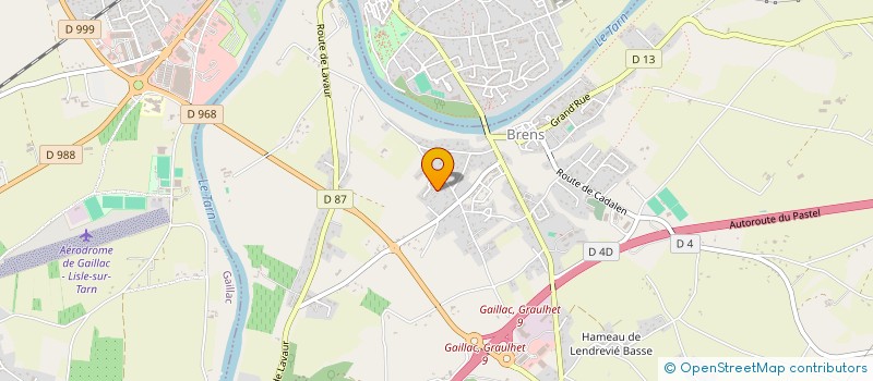 localisation de l'entreprise JOROX  BRENS