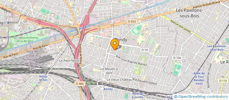 localisation de l'entreprise JORRA SERVICES  BONDY