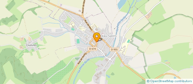 localisation de l'entreprise JORY  CHATEAU-SALINS