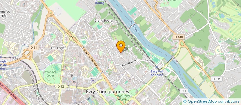 localisation de l'entreprise JORY  EVRY-COURCOURONNES