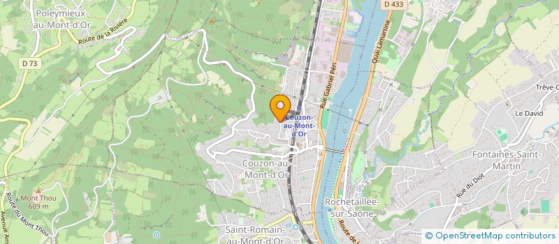 localisation de l'entreprise JORYA  COUZON-AU-MONT-D'OR