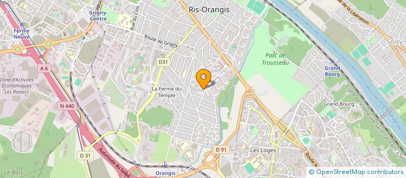 localisation de l'entreprise JOS à RIS-ORANGIS